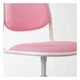 Детский стул для письменного стола IKEA ORFJALL розовый 704.417.69 - изображение 4