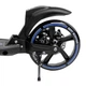 Двухколесный складной самокат Best Scooter 90166-B, колеса PU 230/200, дисковый тормоз, амортизаторы, Черно-синий - изображение 4