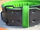Пояс для тяжелой атлетики MadMax MFB-302 Quick Release Belt кожаный Black/Green M - изображение 7