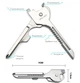 Ключ-мультитул брелок KeySmart 6 в 1 из нержавеющей стали - изображение 3