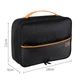Сумка-органайзер для кабелів (дротів) та електроніки UrbanGear Travel Digital Bag (2 відділення) Чорна - зображення 6