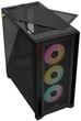 Obudowa Corsair iCUE 4000D RGB AirFlow Czarna (CC-9011240-WW) - obraz 2