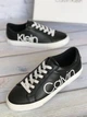 Кеды женские Calvin Klein Cabre Black черные 38 (7.5) 24.5 см (B09F6PQ9ZR) - изображение 1
