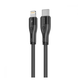Кабель Charge\OTG Proove Soft Silicone Type-C to Lightning 2.4A 27W 1m Black CCSO27002101 - изображение 1