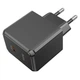 Адаптер мережевий HOCO Ocean single port charger CS13A 1type-C 20W/3A PD/QC black - зображення 1
