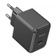 Адаптер мережевий HOCO Ocean single port charger CS13A |1type-C, 20W/3A, PD/QC| чорний - зображення 3