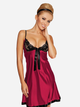 Koszula nocna DKaren Slip Monic M Crimson (5901780608323) - obraz 1