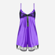 Koszula nocna DKaren Slip Nel L Violet (5901780617257) - obraz 2