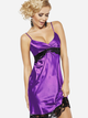 Koszula nocna DKaren Slip Otylia XS Violet (5901780687373) - obraz 1