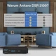 Цифровий супутниковий ресівер Full HD ANKARO DSR 2100 з USB-медіаплеєром - зображення 3