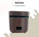 Рисоварка ANJIELO SMART JWS-6661B, 1,2 л с антипригарным покрытием Коричневый - изображение 2