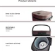Рисоварка ANJIELO SMART JWS-6661B, 1,2 л с антипригарным покрытием Коричневый - изображение 6