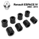 Ремкомплект ограничителя дверей Renault Espace (IV) 2002 до 2014 фиксаторы вкладыши втулки - изображение 1
