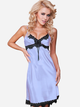 Еротичний пеньюар DKaren Plus Size Slip Viola 4XL Light Blue (5903251420007) - зображення 1