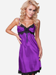 Еротичний пеньюар DKaren Plus Size Slip Viola 3XL Violet (5902230086883) - зображення 1