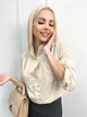 Жіноча блуза Fashion 46/48 бежевий - зображення 1