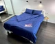 Постельное белье LARA бязь-страйп Dark Blue d11298d двуспальное - изображение 5