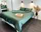 Постельное белье LARA сатин-страйп LUX green d13183s семейное - изображение 3