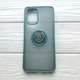 Чохол Armor Ring для Xiaomi Poco M5S протиударний з кільцем Смарагдовий - зображення 1