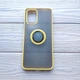 Чохол Armor Ring для Xiaomi Poco M5S протиударний з кільцем Жовтий - зображення 1