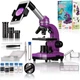 Мікроскоп Bresser Junior Biolux SEL 40x-1600x Purple з адаптером для смартфона (8855600TJ5000) - изображение 1