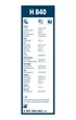 3397004802 BOSCH ЩІТКА СКЛООЧИСНИКА (ЗАДНЯ) H 840 Bosch (3397004802) - зображення 4