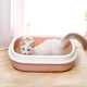 Туалет лоток для кошек Taotaopets 225501 46*38*13 см Pink с лопаткой - изображение 2