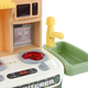Игровой набор Кухня на батарейках Veld Co BL-109A/B игрушка со звуком, светом и водой, посуда, продукты / Зеленый - изображение 4