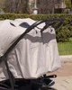 Коляска прогулочная CARRELLO Connect CRL-5502 Cotton Beige для двойни, в льне - изображение 10