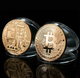 монета BTC Биткоин Bitcoin в капсуле gold - изображение 3