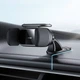 Автотримач для телефону Baseus Steel Cannon pro Solar Electric Car Mount Black - зображення 7
