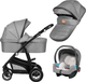Універсальна коляска 3 в 1 Lionelo Bianka 3 in 1 Grey Stone (LO- BIANKA 3IN1 GREY STONE) - зображення 1