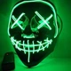 Неоновая маска Purge Mask Судная ночь ABC green - изображение 1