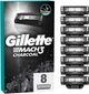 Сменные картриджи для бритья (лезвия) мужские Gillette Mach3 Charcoal 8 шт (8700216085472) - изображение 1