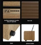 Портативная колонка ретро Kisonli G12A Bluetooth 1200mAh 8Вт Wooden - изображение 3