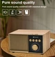 Портативная колонка ретро Kisonli G10 Bluetooth 1200mAh 5Вт Wooden - изображение 6