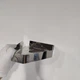 Небольшая угловая полка из нержавеющей стали для ванной Tauset H5187 Angular 25cm Зеркальная - изображение 6