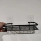 Набор полок из алюминия с прямым дном Haoxin HC-31 Rectangular (2 ячейки) Черные - изображение 5