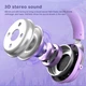 Навушники ONIKUMA Gaming CAT with LED X11 Purple - изображение 6