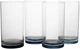Набор стаканов Gimex Longdrink Glass Colour 4 Pieces 4 Person Sky (6910186) (DAS302012) - изображение 1