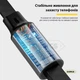 Дата кабель рулетка (3 в 1) USB – Type C, Micro USB, Lightning, CARPRIE J26 – 120 см / 100W / 6A / Fast Charger / с чипом заряда - изображение 4