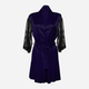 Szlafrok DKaren Elizabeth 2XL Navy Blue (5903251395268) - obraz 1