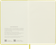 Блокнот Moleskine Limited Silk середній 13х21 см в лінію Солом'яно-жовтий (8056598853049) - зображення 5
