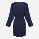 Szlafrok DKaren Fibi XL Navy Blue (5903251370111) - obraz 6