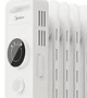 Масляный радиатор обогреватель 9 секций MIDEA NY2009-20M 2000 Вт 3 режима нагрева термостат на 20 м2 защита от перегрева опрокидывания замерзания - изображение 2
