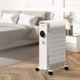 Масляный радиатор обогреватель 9 секций MIDEA NY2009-20M 2000 Вт 3 режима нагрева термостат на 20 м2 защита от перегрева опрокидывания замерзания - изображение 4