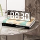 Настольные зеркальные часы с будильником LED Mirror Table Clock Black-01, Athand - изображение 2