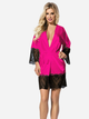 Szlafrok DKaren Jessica L Dark Pink (5902686566991) - obraz 1