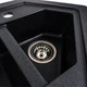 Гранитная мойка для кухни Platinum 9950 PANDORA матовый Карбон - изображение 6