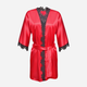 Szlafrok DKaren Plus Size Viola 9XL Red (5901780642143) - obraz 4